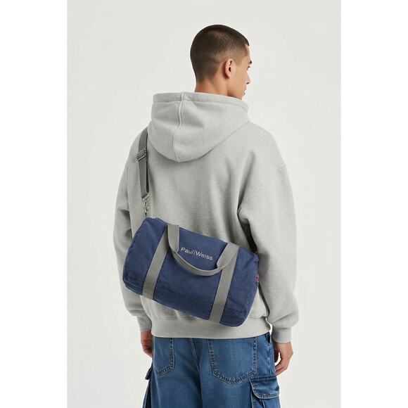 Hudson Sutler Other - Hudson Sutler Heritage Blue/Gray Commuter Duffel Canvas Weekender Bag Paul Weiss